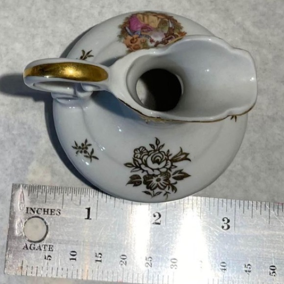 Miniature vintage Limoges pitcher - Picture 3 of 4